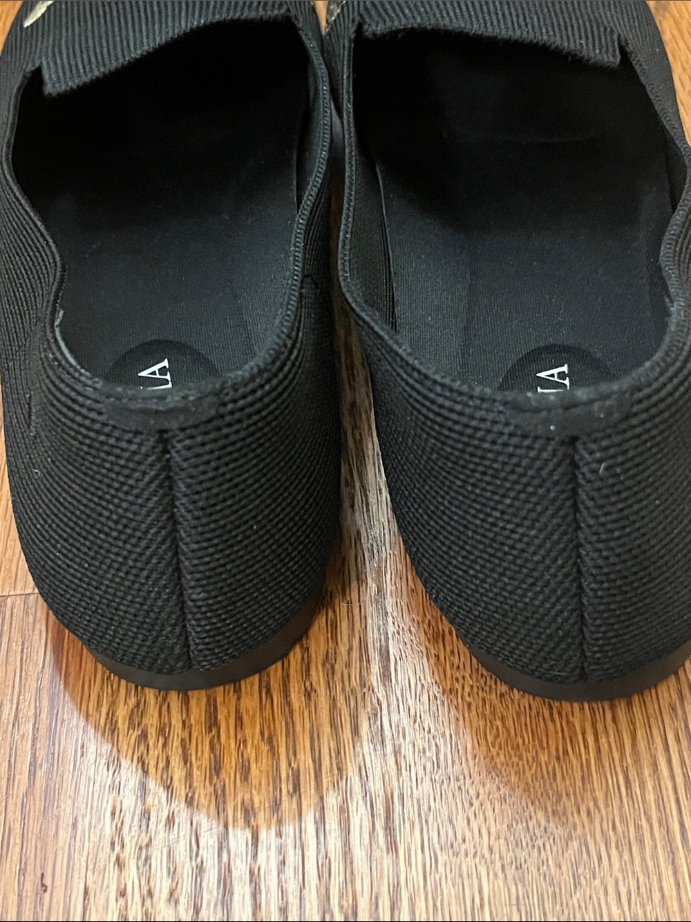 VIVAIA Audrey Embroidered Loafers Round-Toe Flats Cheetah Black US 8/ EU 39 - Picture 5 of 7